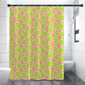 Cute Lime Pattern Print Shower Curtain