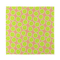 Cute Lime Pattern Print Silk Bandana