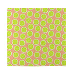 Cute Lime Pattern Print Silk Bandana