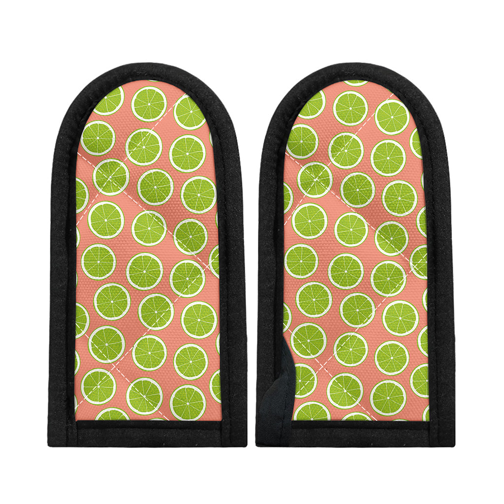 Cute Lime Pattern Print Skillet Handle Cover