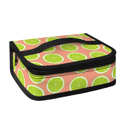 Cute Lime Pattern Print Small Lunch Bag