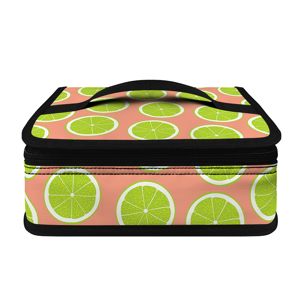 Cute Lime Pattern Print Small Lunch Bag