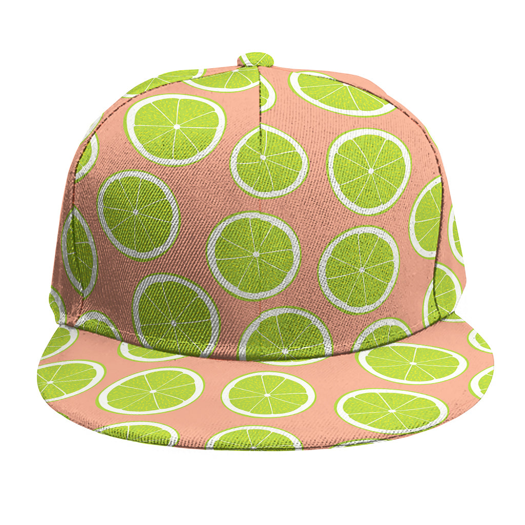 Cute Lime Pattern Print Snapback Cap