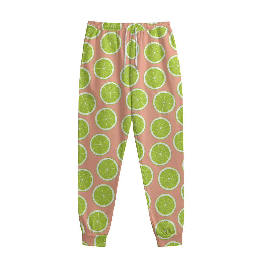 Cute Lime Pattern Print Sweatpants