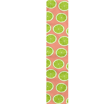 Cute Lime Pattern Print Table Runner