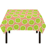 Cute Lime Pattern Print Tablecloth