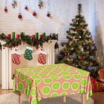 Cute Lime Pattern Print Tablecloth