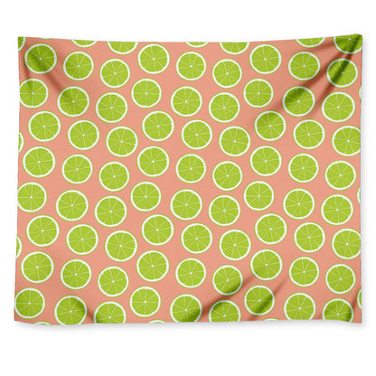 Cute Lime Pattern Print Tapestry