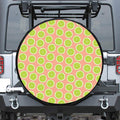 Cute Lime Pattern Print Tire Cover