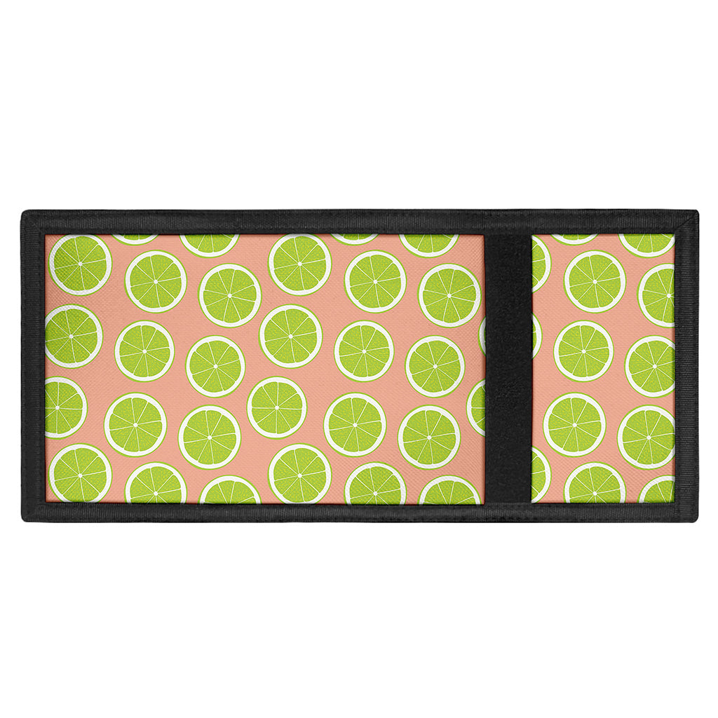 Cute Lime Pattern Print Trifold Wallet