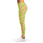 Cute Lime Pattern Print Women's Leggings