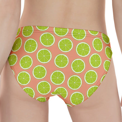 Cute Lime Pattern Print Women's Panties