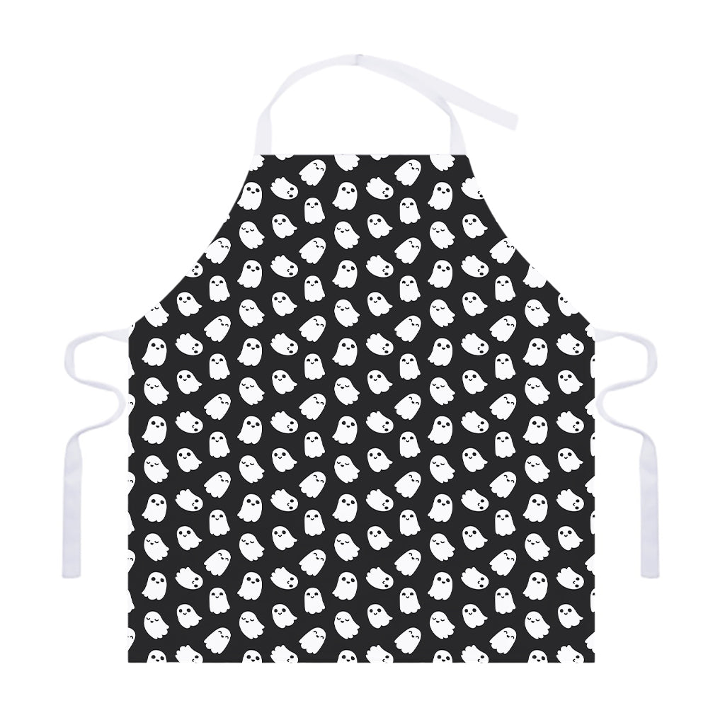 Cute Little Ghost Pattern Print Adjustable Apron