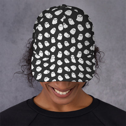 Cute Little Ghost Pattern Print Baseball Cap