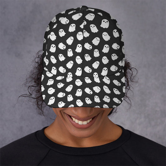 Cute Little Ghost Pattern Print Baseball Cap