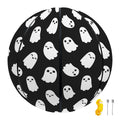 Cute Little Ghost Pattern Print Basketball