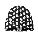 Cute Little Ghost Pattern Print Beanie