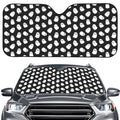 Cute Little Ghost Pattern Print Car Windshield Sun Shade