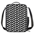Cute Little Ghost Pattern Print Crossbody Lunch Bag