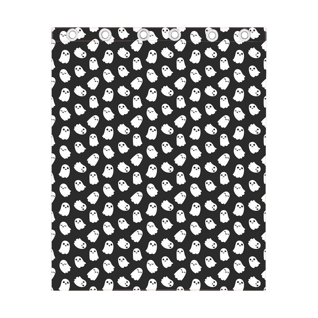 Cute Little Ghost Pattern Print Curtain