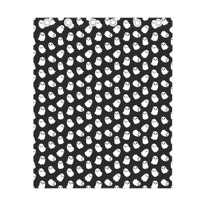 Cute Little Ghost Pattern Print Curtain