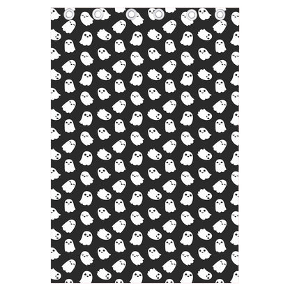 Cute Little Ghost Pattern Print Curtain