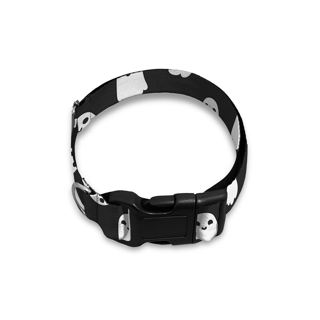 Cute Little Ghost Pattern Print Dog Collar