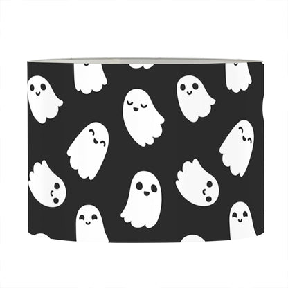 Cute Little Ghost Pattern Print Drum Lamp Shade