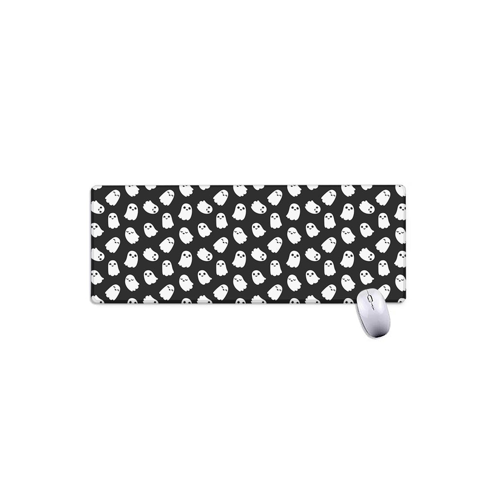 Cute Little Ghost Pattern Print Extended Mouse Pad