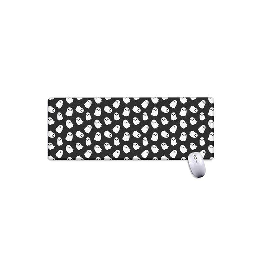 Cute Little Ghost Pattern Print Extended Mouse Pad
