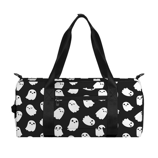 Cute Little Ghost Pattern Print Gym Bag