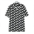 Cute Little Ghost Pattern Print Hawaiian Shirt