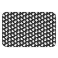 Cute Little Ghost Pattern Print Indoor Door Mat