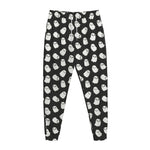 Cute Little Ghost Pattern Print Jogger Pants