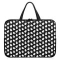 Cute Little Ghost Pattern Print Laptop Sleeve With Handle