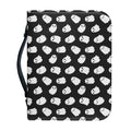 Cute Little Ghost Pattern Print Leather Bible Cover