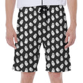 Cute Little Ghost Pattern Print Men's Beach Shorts