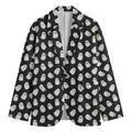 Cute Little Ghost Pattern Print Men's Blazer