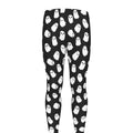 Cute Little Ghost Pattern Print Men's Leggings