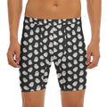 Cute Little Ghost Pattern Print Men's Long Boxer Briefs
