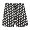 Cute Little Ghost Pattern Print Men's Swim Trunks