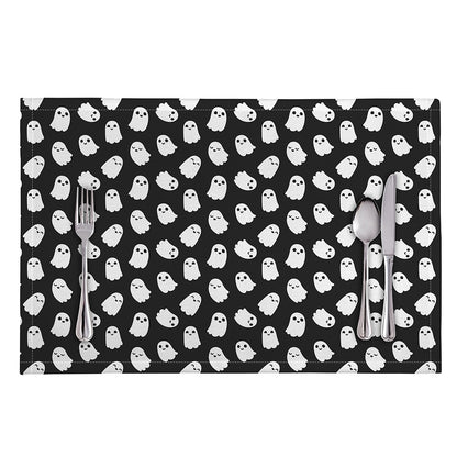 Cute Little Ghost Pattern Print Placemat