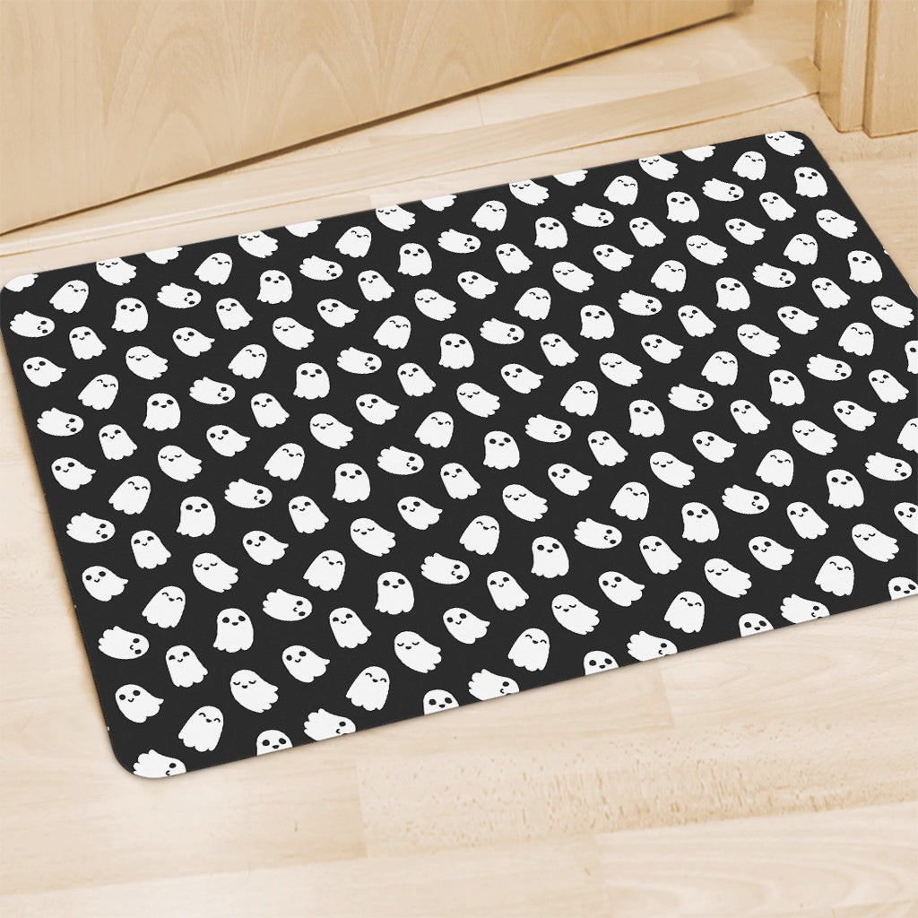 Cute Little Ghost Pattern Print Polyester Doormat