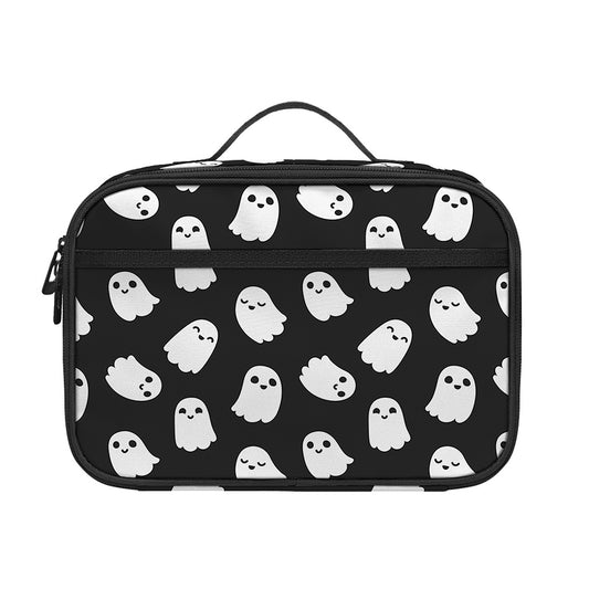 Cute Little Ghost Pattern Print Portable Lunch Bag