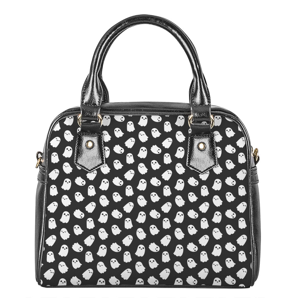 Cute Little Ghost Pattern Print Shoulder Handbag