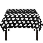 Cute Little Ghost Pattern Print Tablecloth