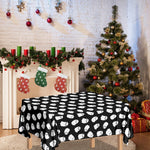 Cute Little Ghost Pattern Print Tablecloth