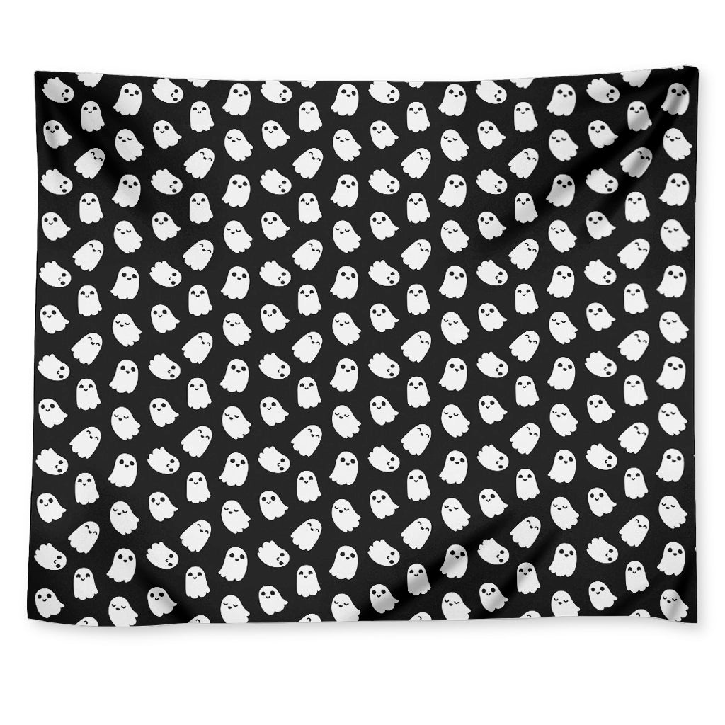 Cute Little Ghost Pattern Print Tapestry