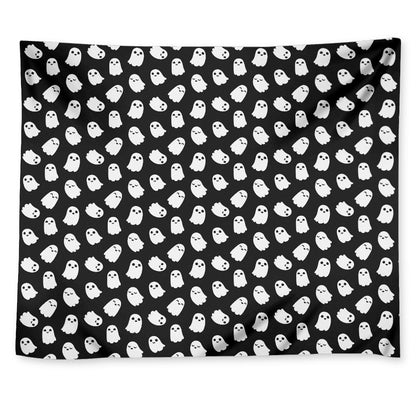 Cute Little Ghost Pattern Print Tapestry