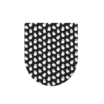 Cute Little Ghost Pattern Print Toilet Lid Cover